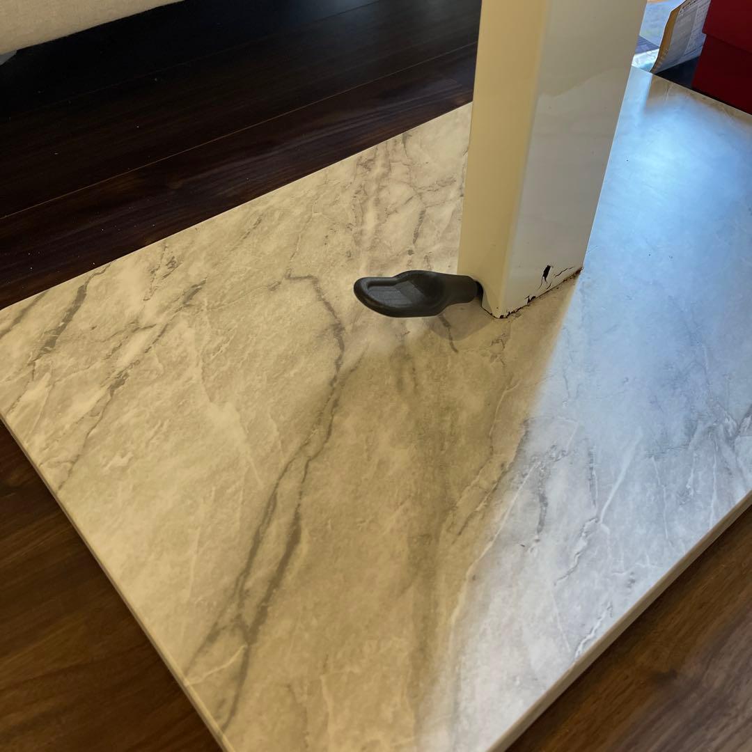 完成品 処分価格 昇降 大理石風 DORIS ダイニングテーブル