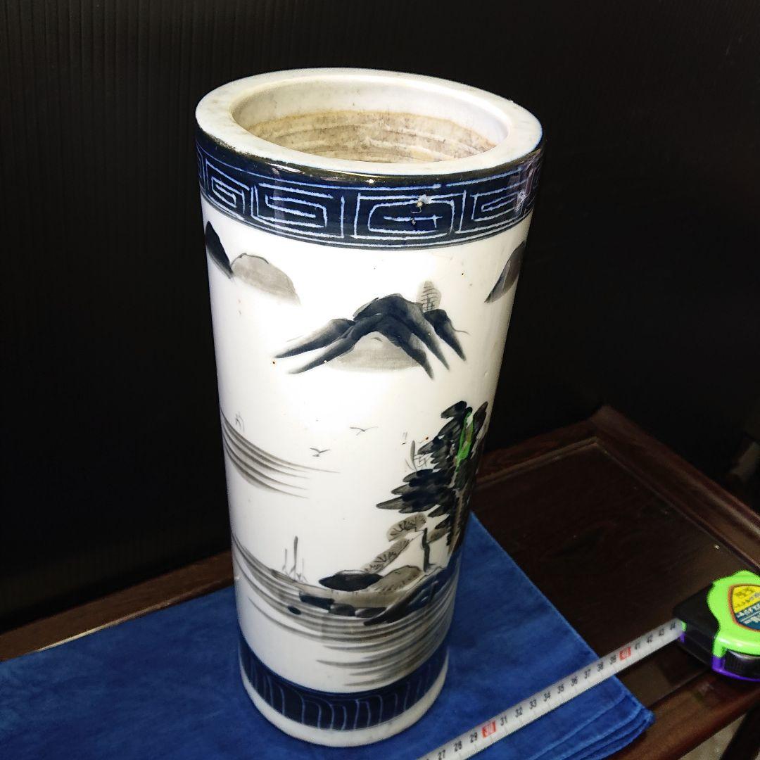 年代物、花瓶、山水画