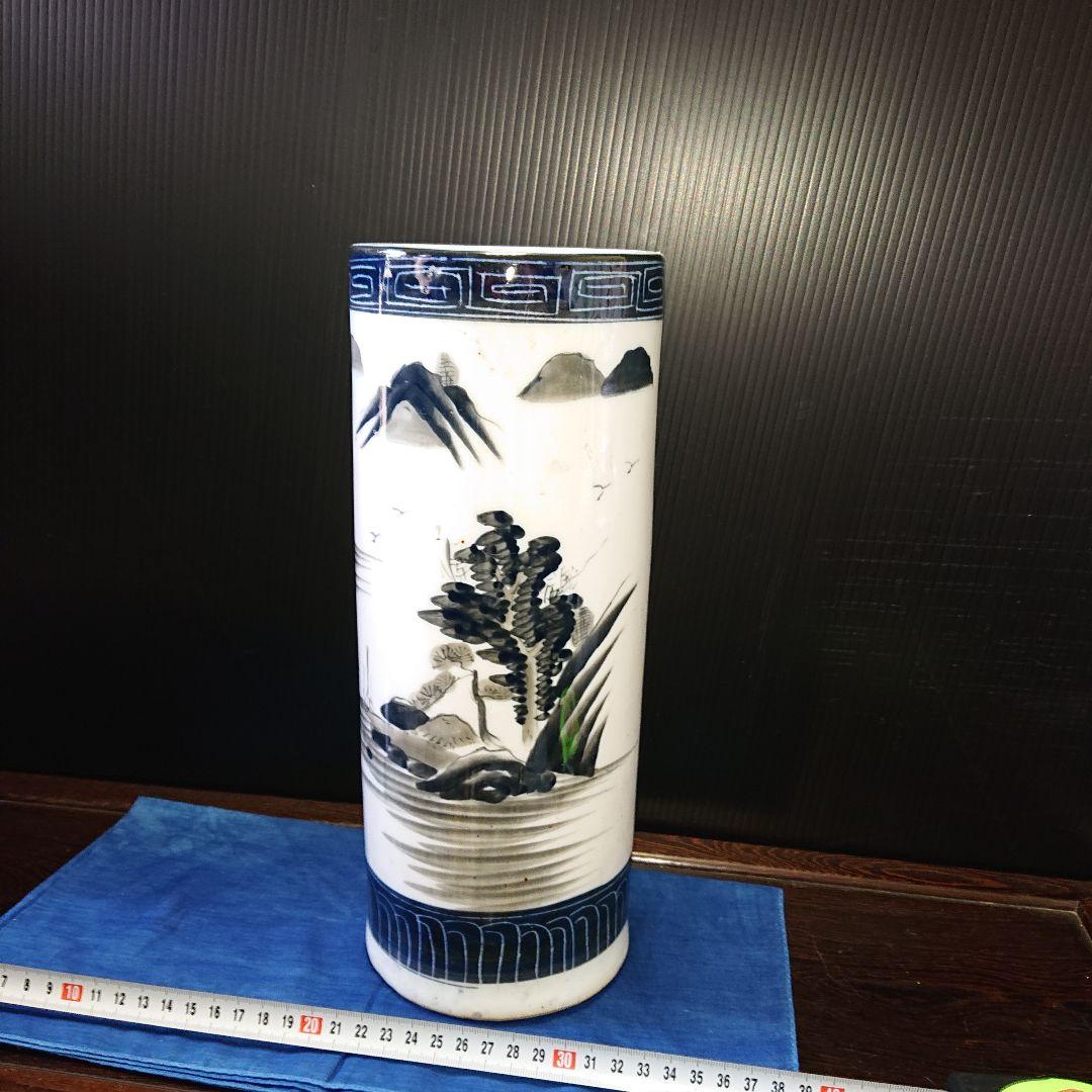 年代物、花瓶、山水画