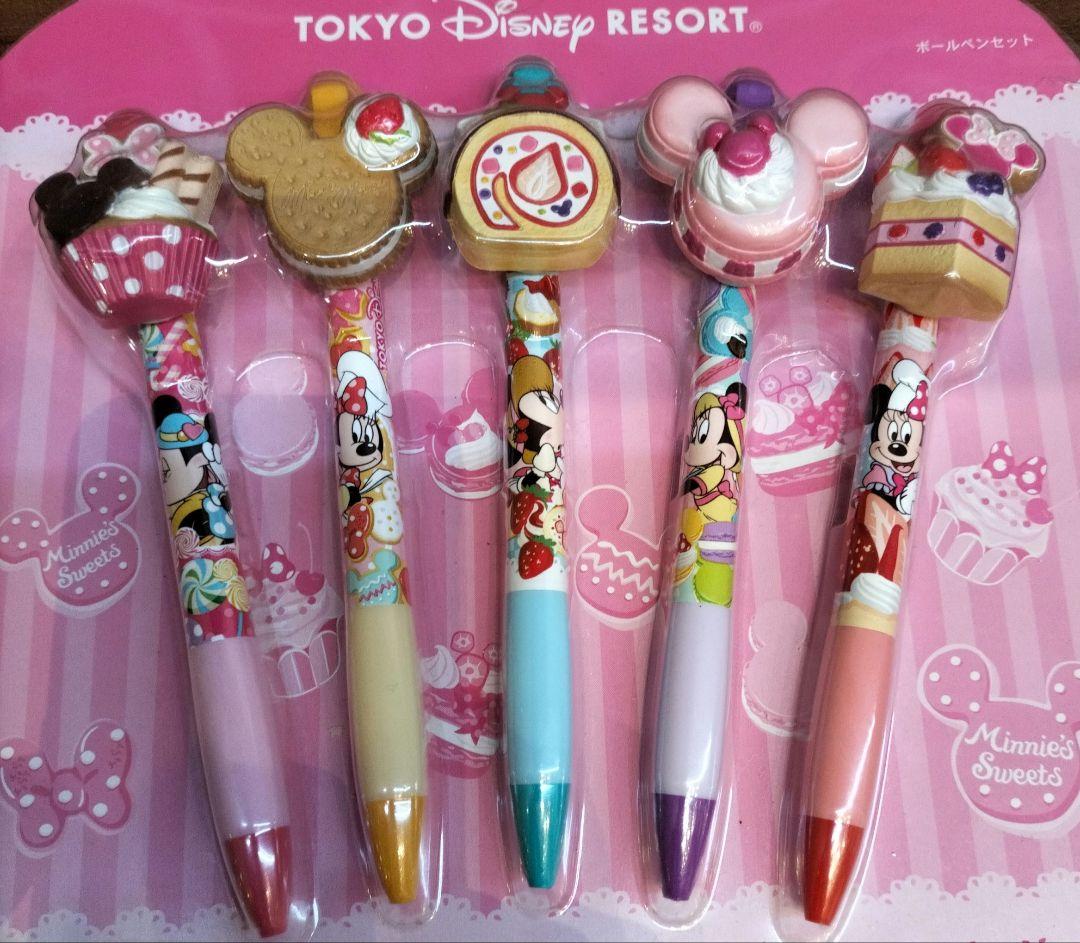 ◇限定　TDR スイーツ ボールペンセット　ミニーちゃん◇5本入り