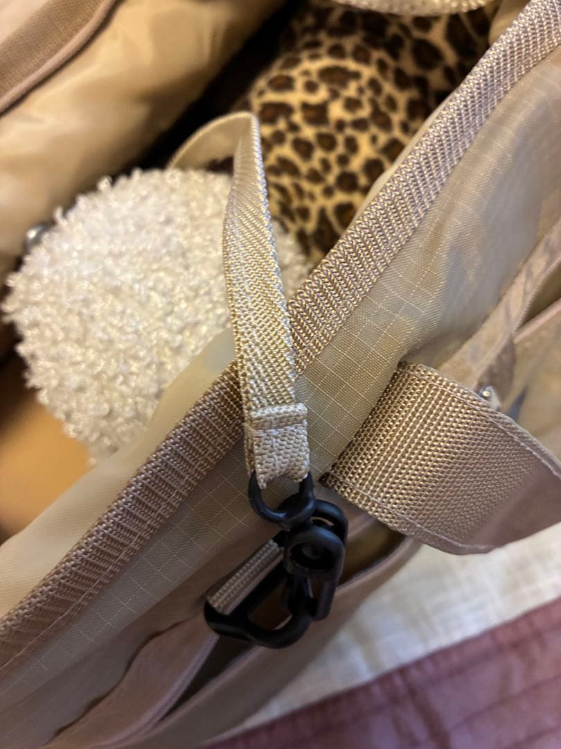 匿名送料込美品⭐︎DGDLベージュ ペット用キャリーバッグ 多機能