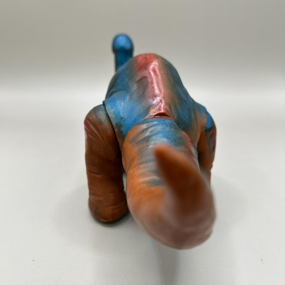 当時物　マルサン　ディプロドクス　恐竜100万年　スタンダードサイズ　怪獣ソフビ