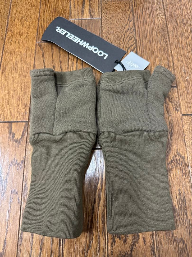 【激レア】新品　ループウィラー　ビームス別注　手袋　カーキ