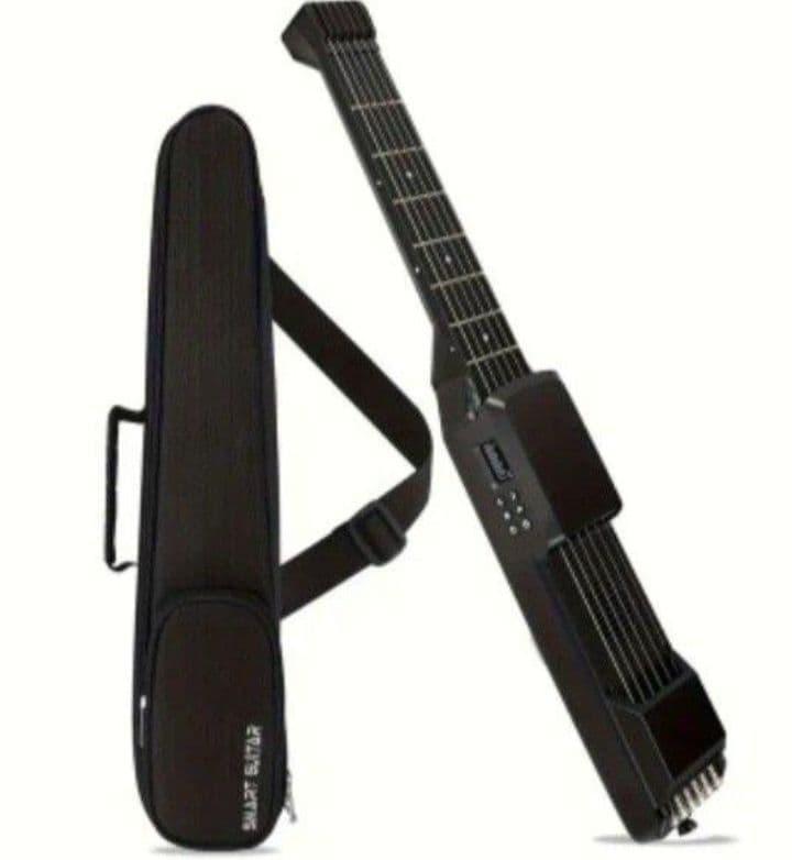 新品 サイレントギター トラベル スマート エレキギター コンパクト ケース付き