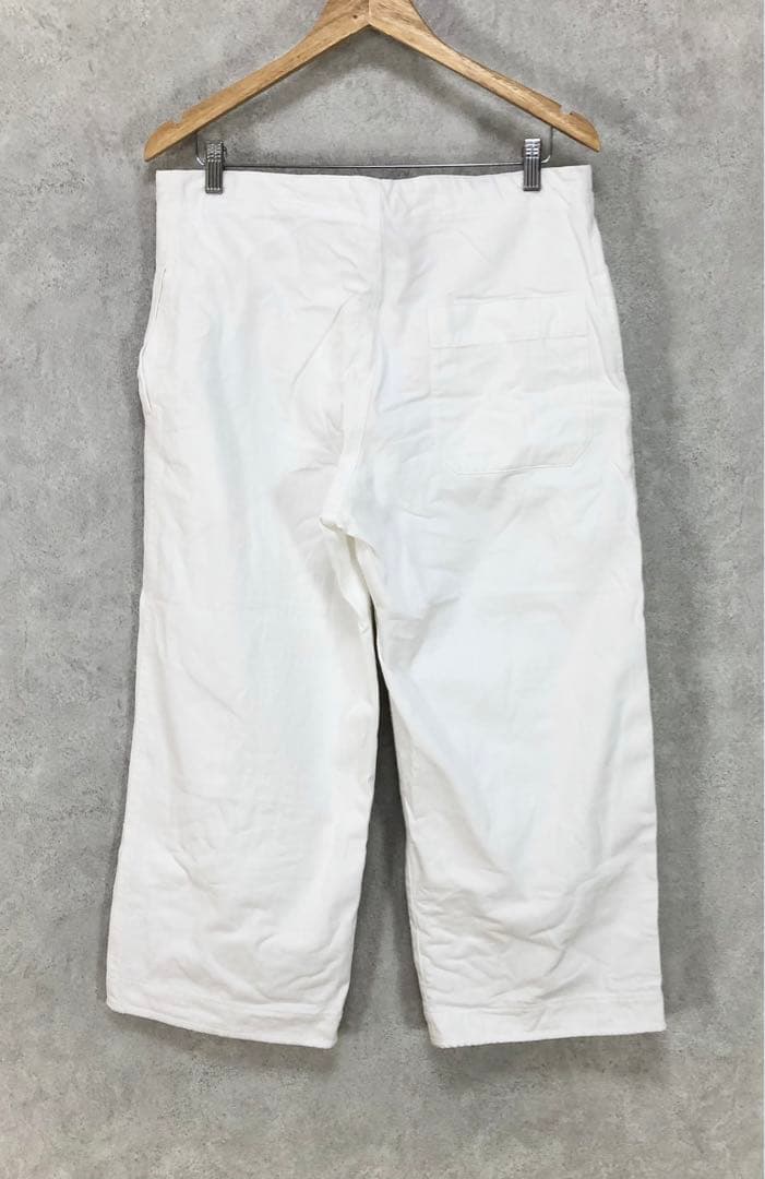 Y's ワイズ 2018AW ワイドパンツ 白 ホワイト