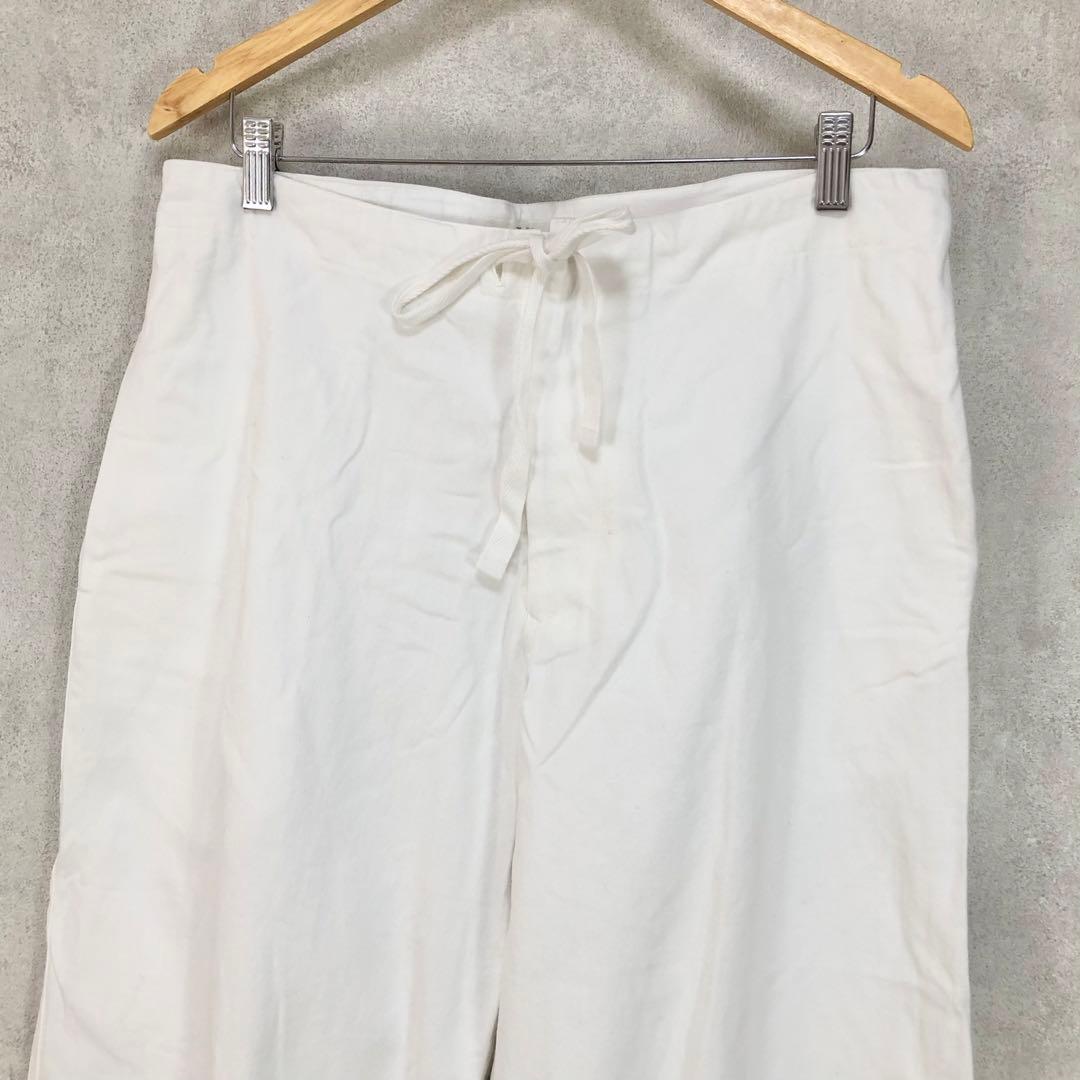 Y's ワイズ 2018AW ワイドパンツ 白 ホワイト