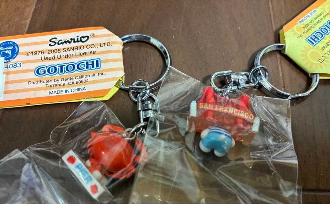 ご当地キティ　キーホルダー　サンフランシスコ　2個セット