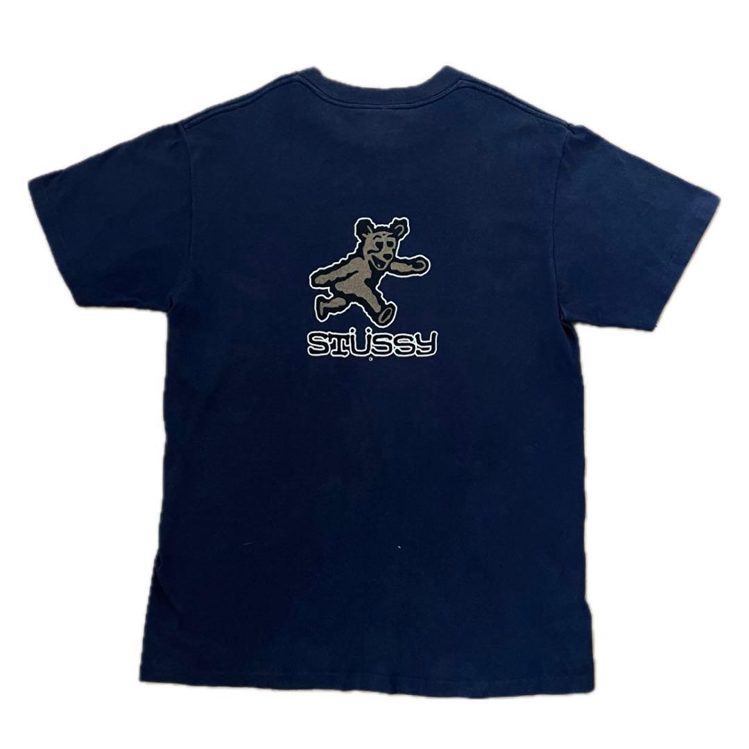 K*き様 stussy bear 黒タグ　tシャツ
