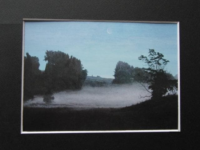 北野治男、【黎】、希少な額装用画集より、新品額装付、状態良好