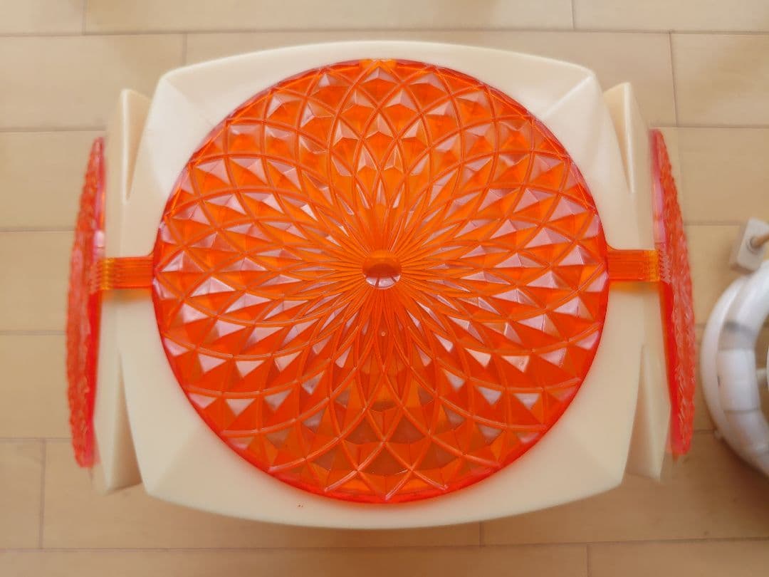 松下電工 ナショナル レトロ ポップ 昭和レトロ オレンジ 蛍光灯 照明器具