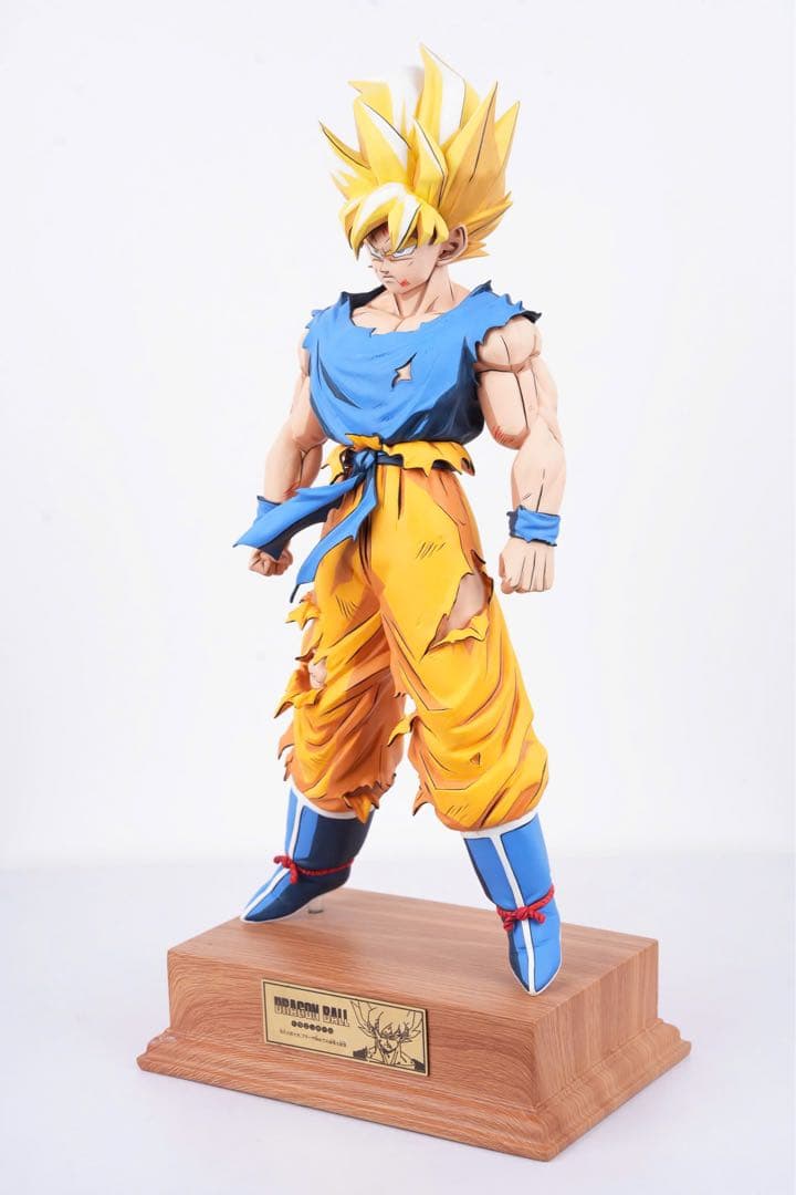 ドラゴンボールフィギュア超サイヤ人 孫悟空 二次元彩色　リペイント
