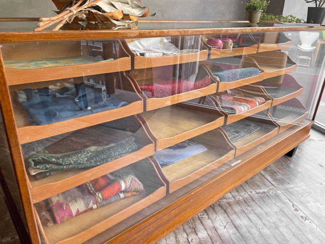 A.F.CORBETT社 英国アンティーク シャツケース ガラスショーケース