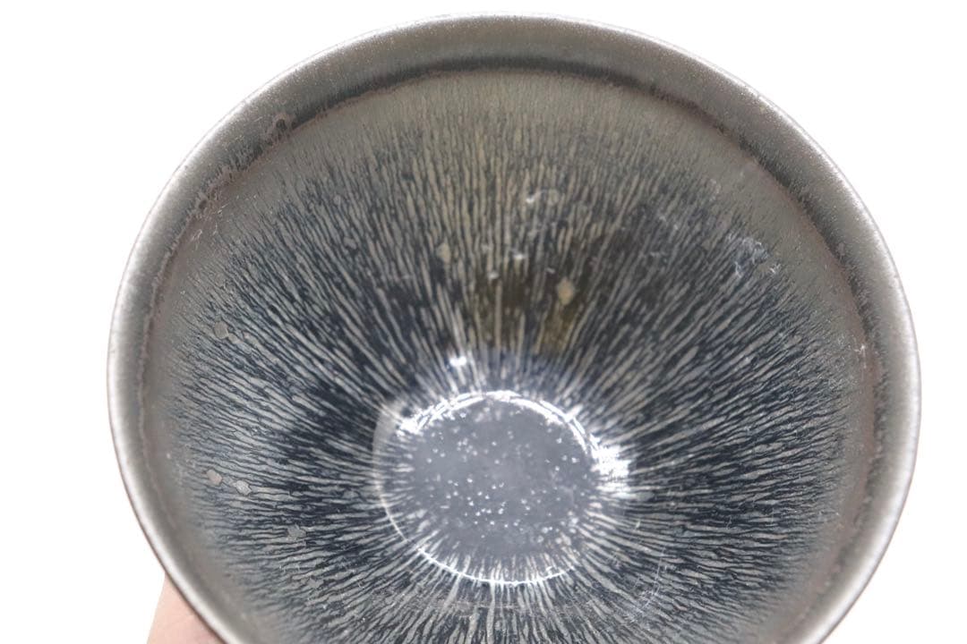 中国　建窯　銀豪茶碗　送料込み250731