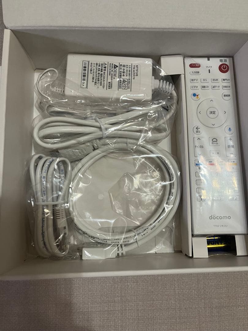 docomo TVターミナル02 TT02 未使用品 付属品完備 ドコモ