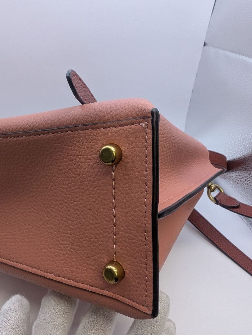 COACH 2way ショルダーバッグ ピンク