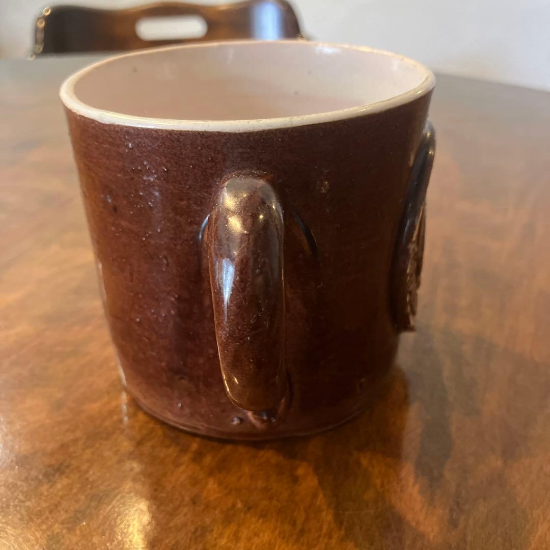 フランスアンティーク　キュノワール　マグカップ　スープカップ