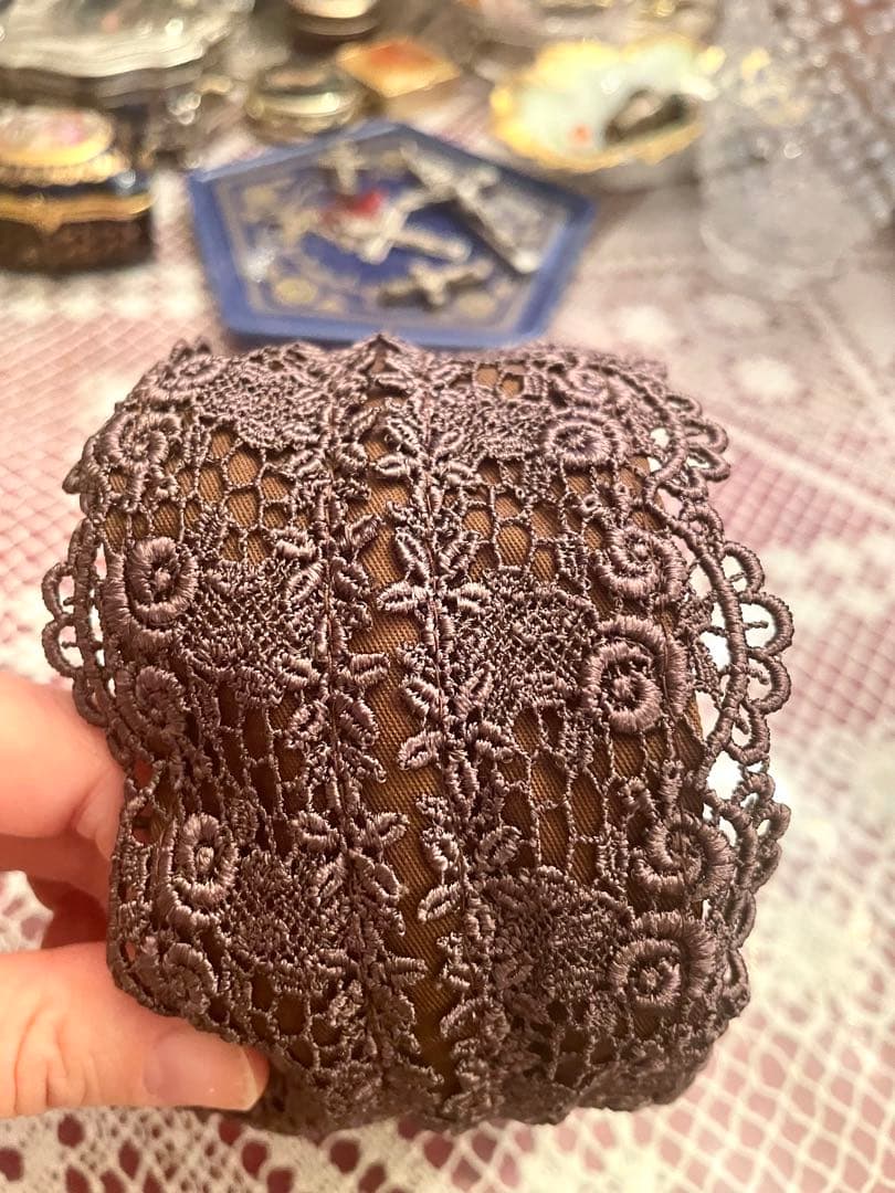 新品　タグ付き　メアリーマグダレン　セントクレアヘッドドレス　ショコラ　茶色