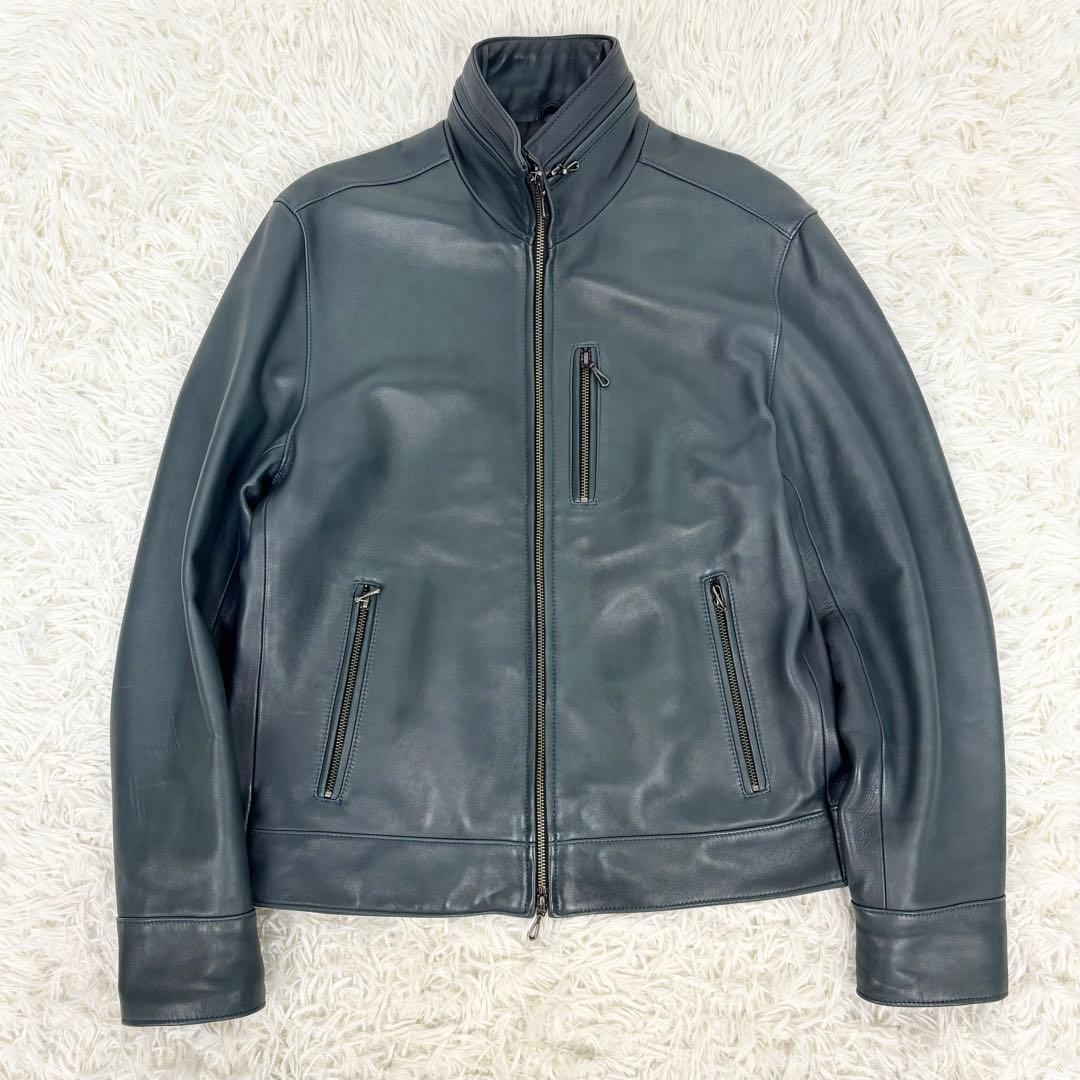 サイズXL！SCHAFFEN シャッフェン ラムレザー ライダースジャケット 4