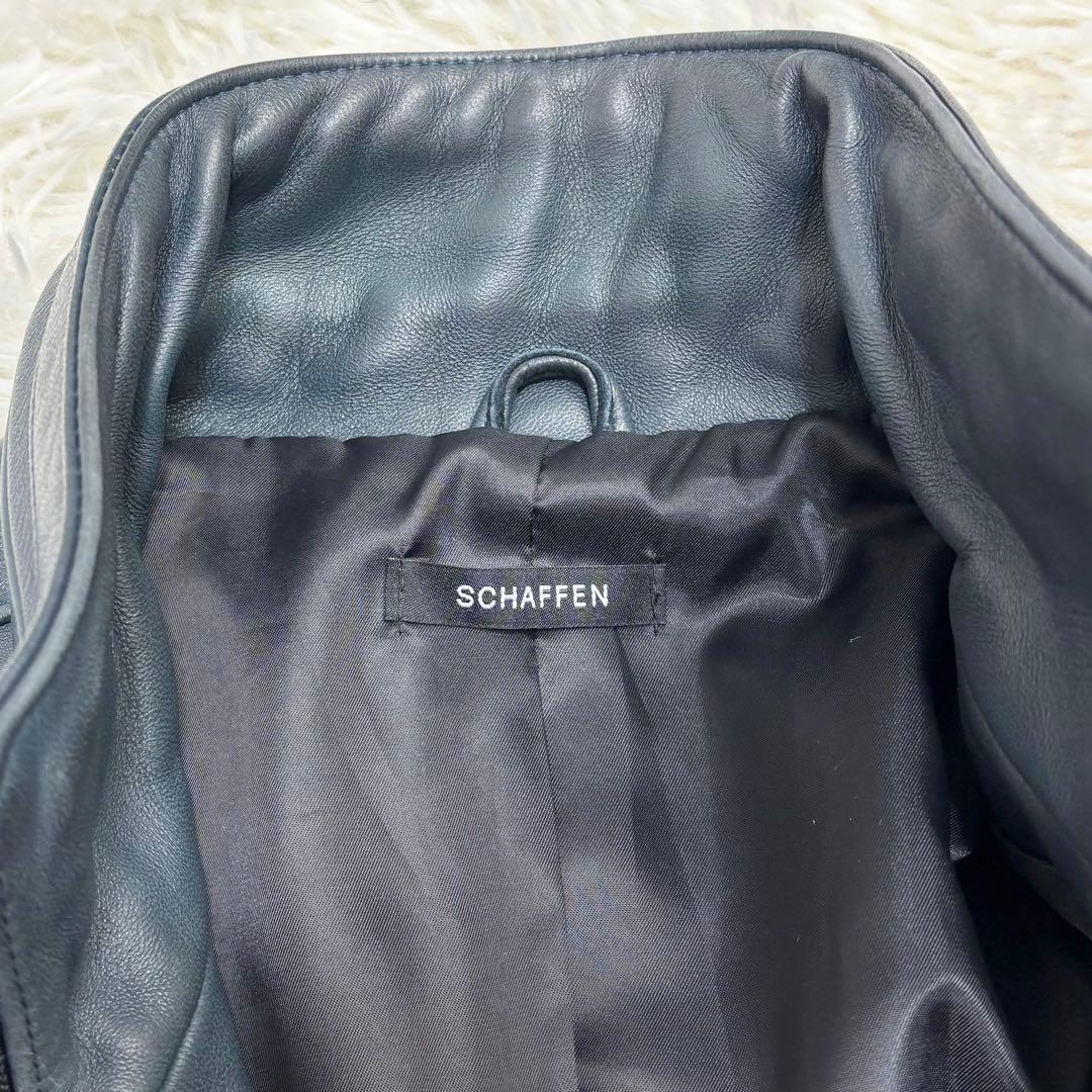 サイズXL！SCHAFFEN シャッフェン ラムレザー ライダースジャケット 4