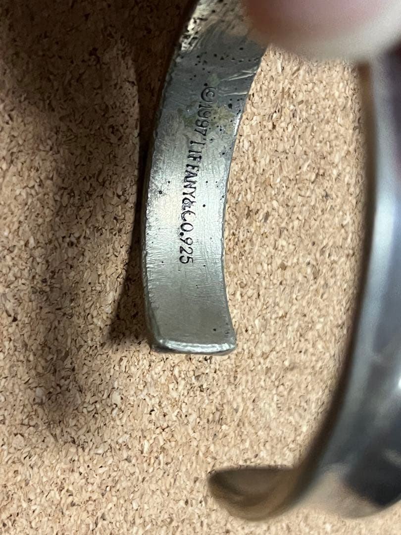 Tiffany 1837メンズブレスレット バングル ティファニー SV925