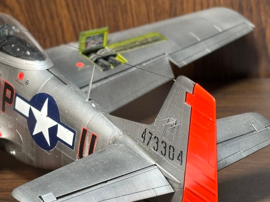 タミヤ 1/32 P-51D マスタング　アメリカ軍　戦闘機　プラモデル　完成品