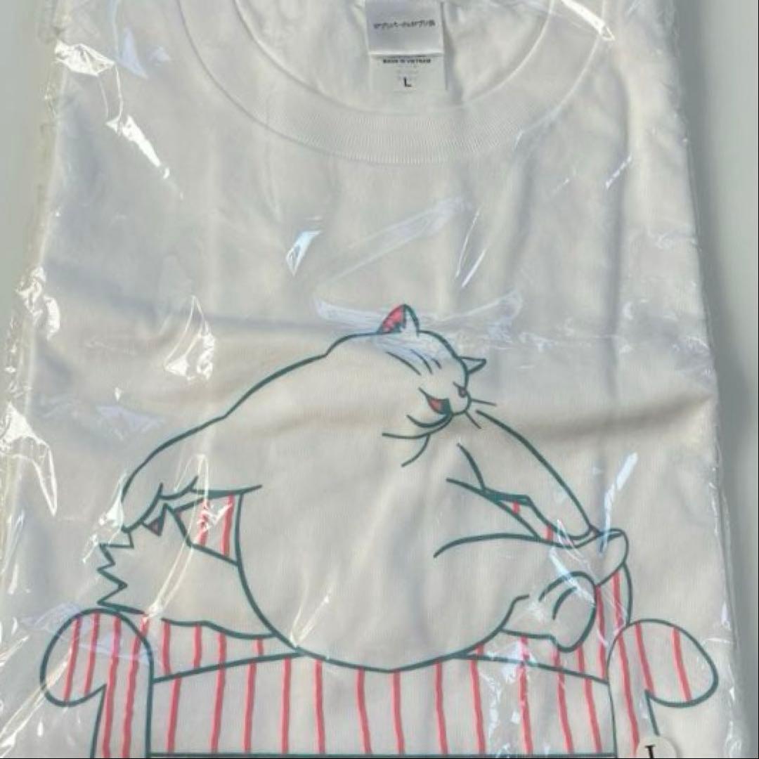 ジブリパークとジブリ展　tシャツ　ムタさん　猫の恩返し　Lサイズ