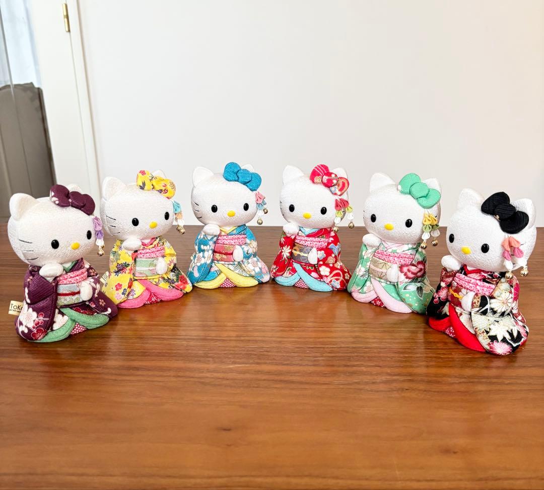 【新品】招き猫　キティー　キティーちゃん　舞妓　コラボ人形　柿沼東光