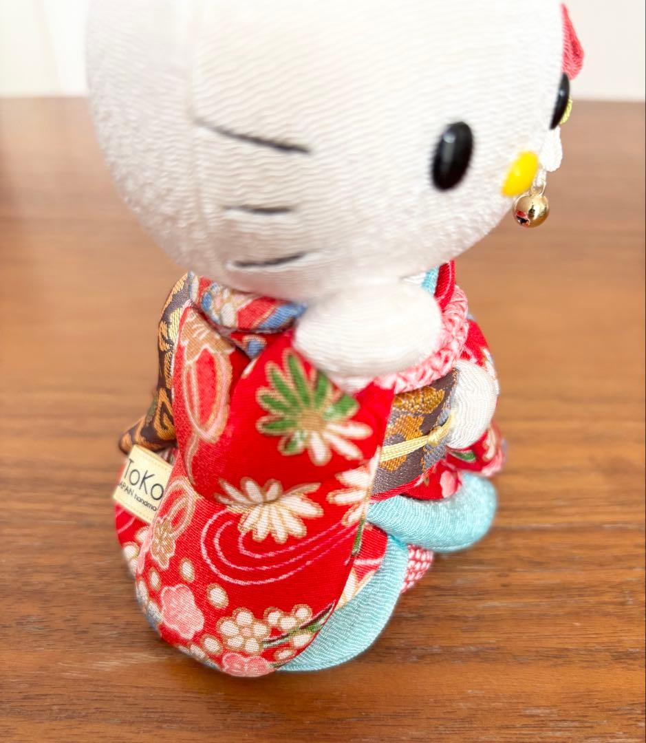 【新品】招き猫　キティー　キティーちゃん　舞妓　コラボ人形　柿沼東光