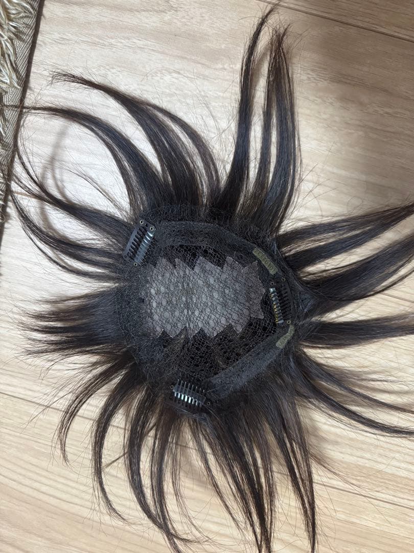 ダークブラウン ショートウィッグ クリップ式