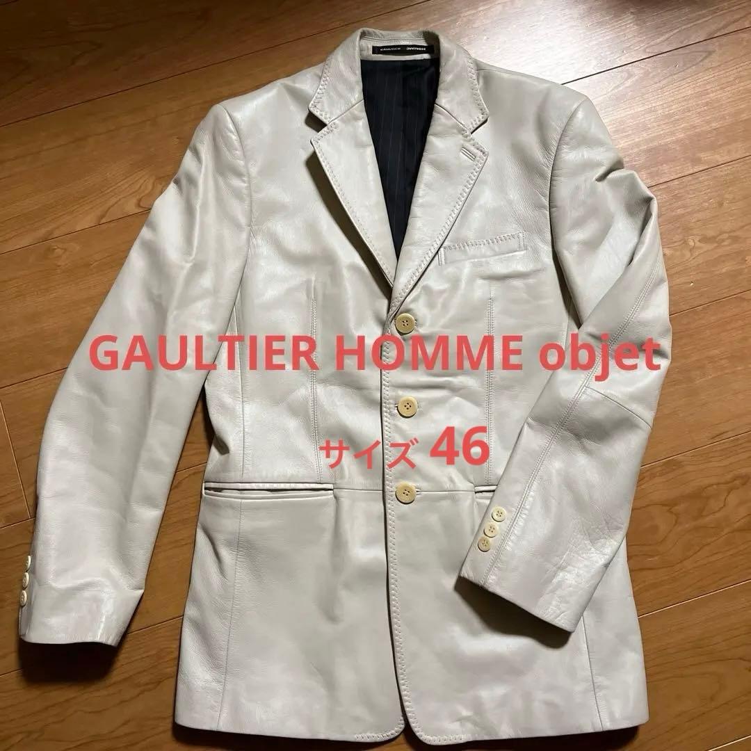 GAULTIER HOMME objet ゴルチェオムオブジェ レザージャケット