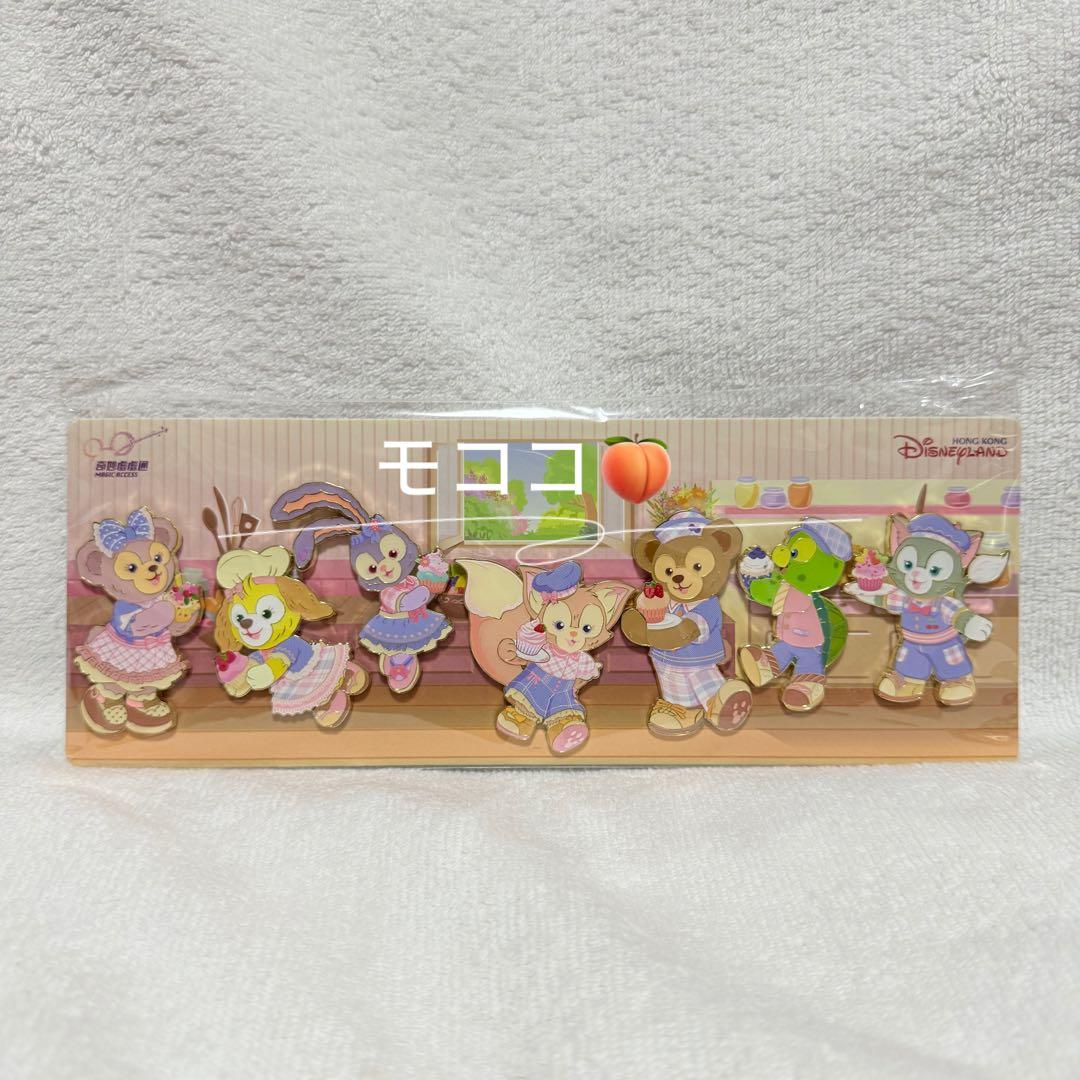 新商品　香港ディズニー　ダッフィー＆フレンズ　ピンバッジ　 1 セット