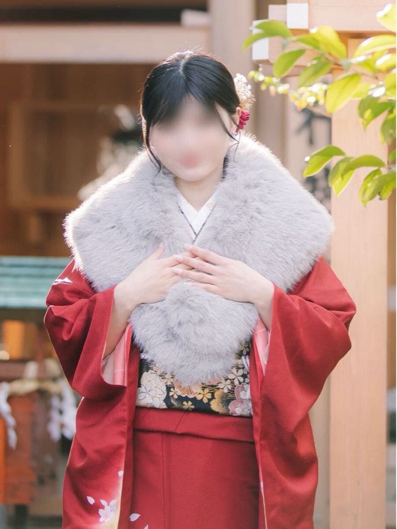 ⭐︎可愛い赤振袖フルセット⭐︎京都きもの友禅 金駒刺繍 古典柄 暈し染め 後撮り1回