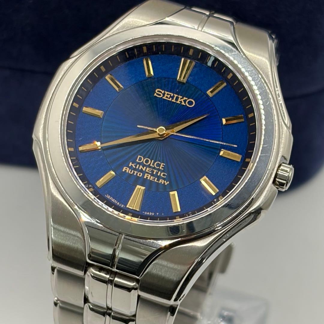 SEIKO☆DOLCE キネティック オートリレー箱・コマ付 稼働品 美品