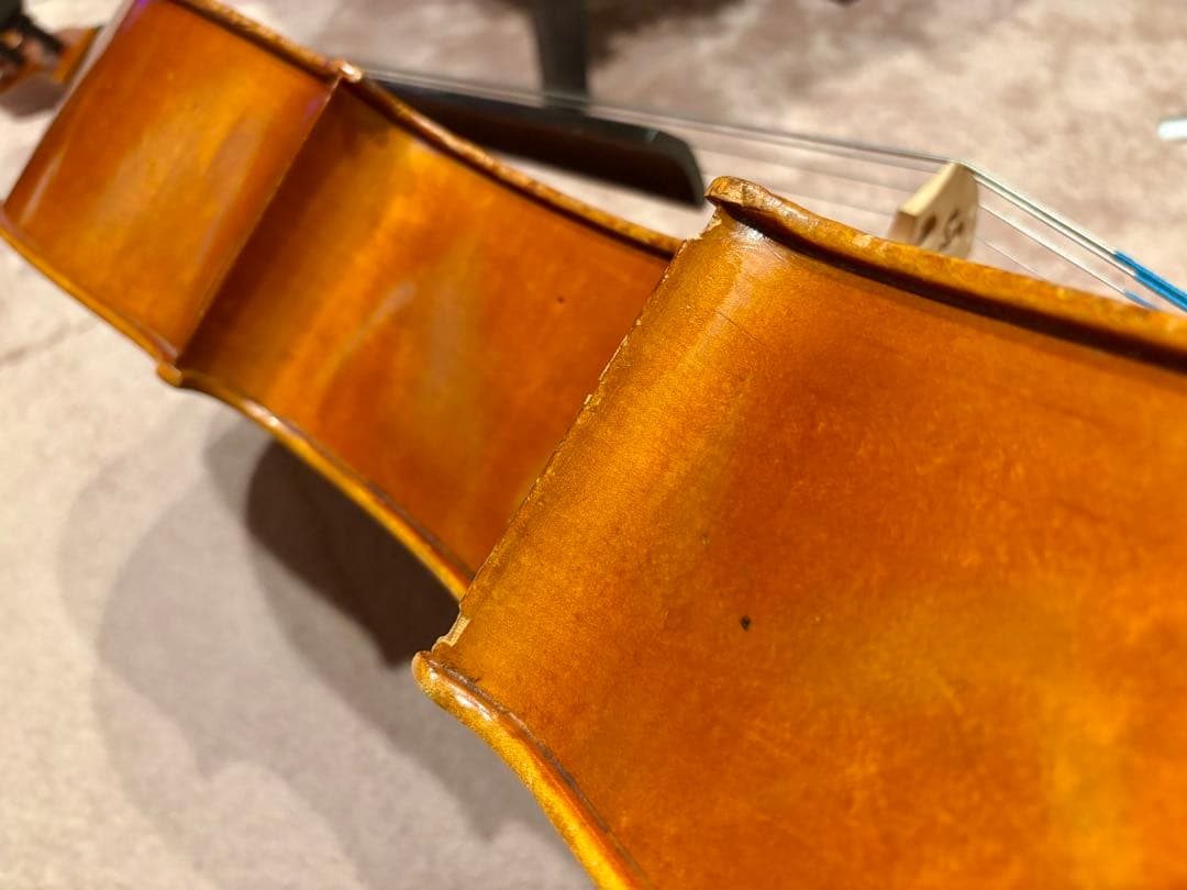 1/2 チェロ 木曽スズキ 1978 ほぼ新品ケース 弦交換済み カーボン弓