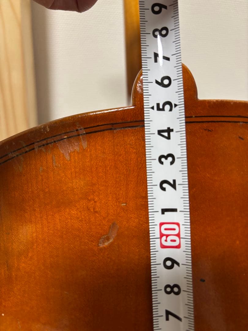 1/2 チェロ 木曽スズキ 1978 ほぼ新品ケース 弦交換済み カーボン弓