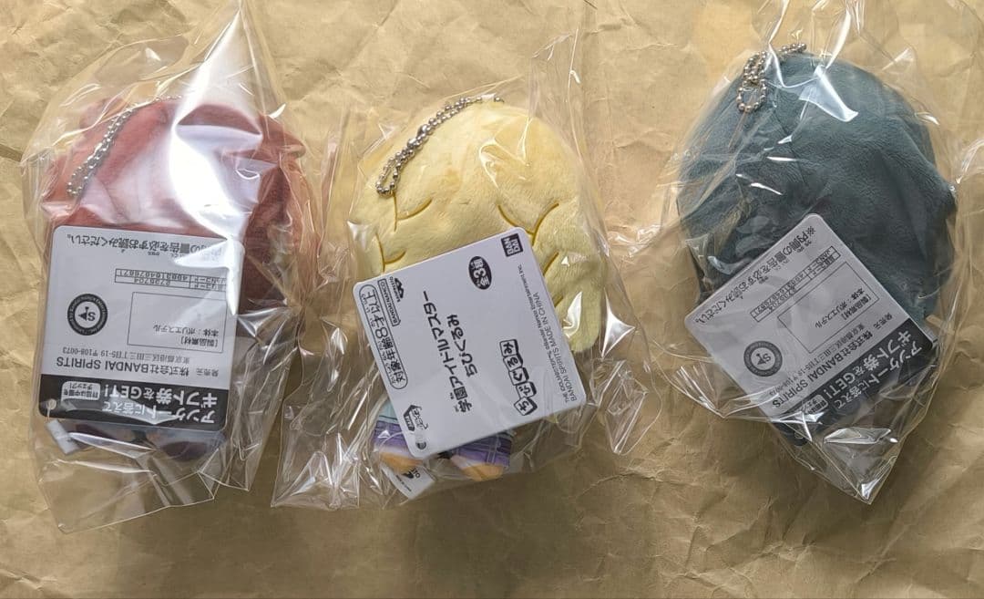 月村手毬　藤田ことね　花海咲季　ちびぐるみ　３体　学マス