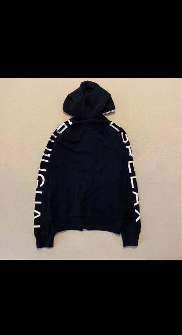 1piu1uguale3 セットアップ スウェット パーカー　黒