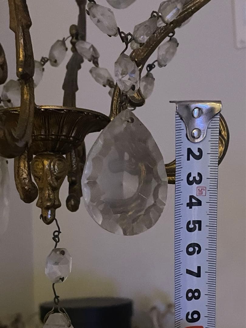 フランスアンティーク　1灯シャンデリア