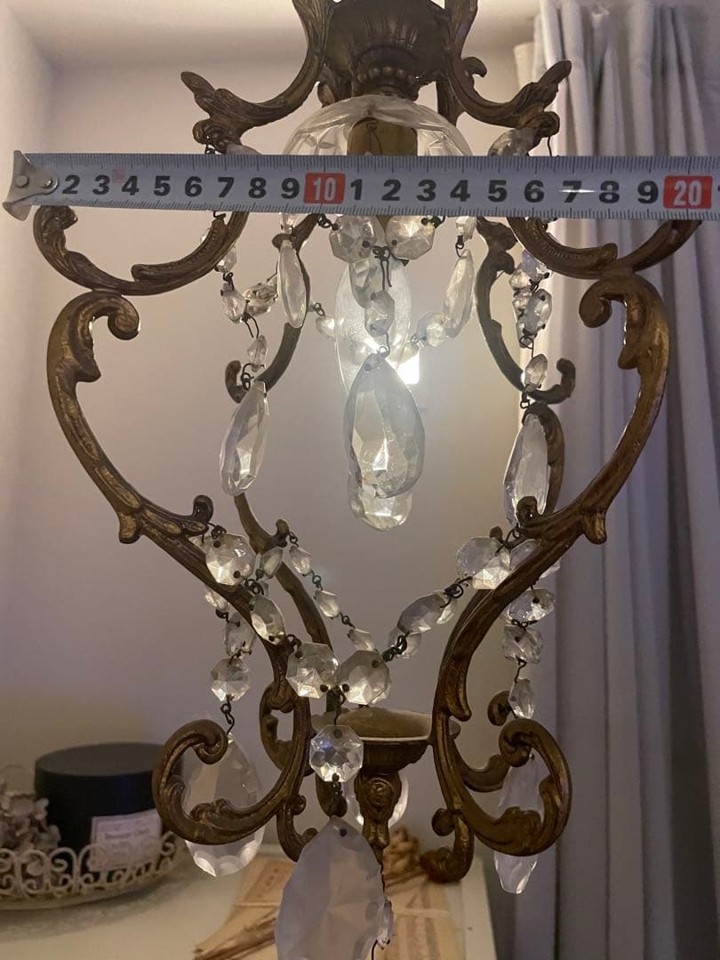 フランスアンティーク　1灯シャンデリア