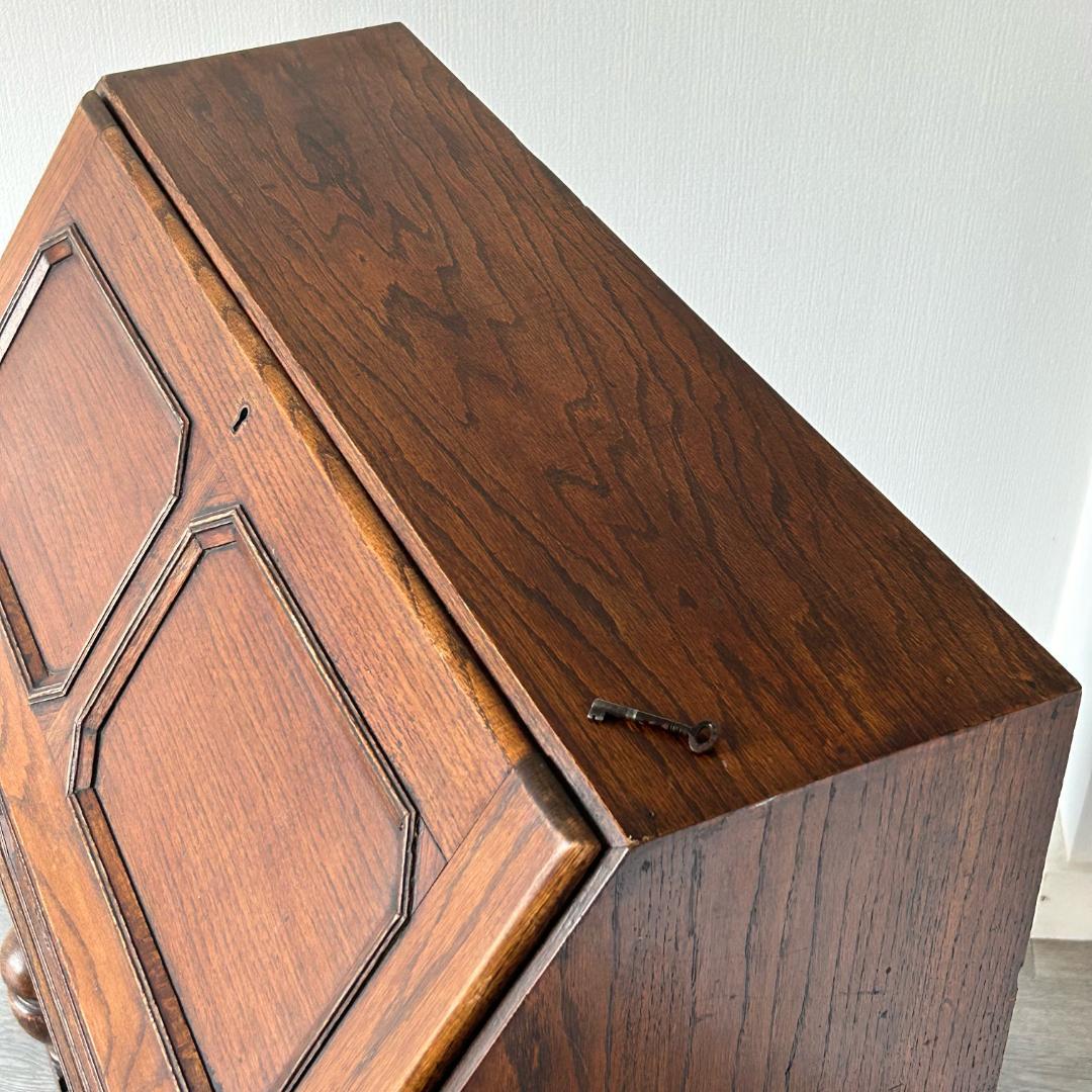 【最終値下げ】イギリス アンティーク家具 ビューロー 英国 チェスト 333A