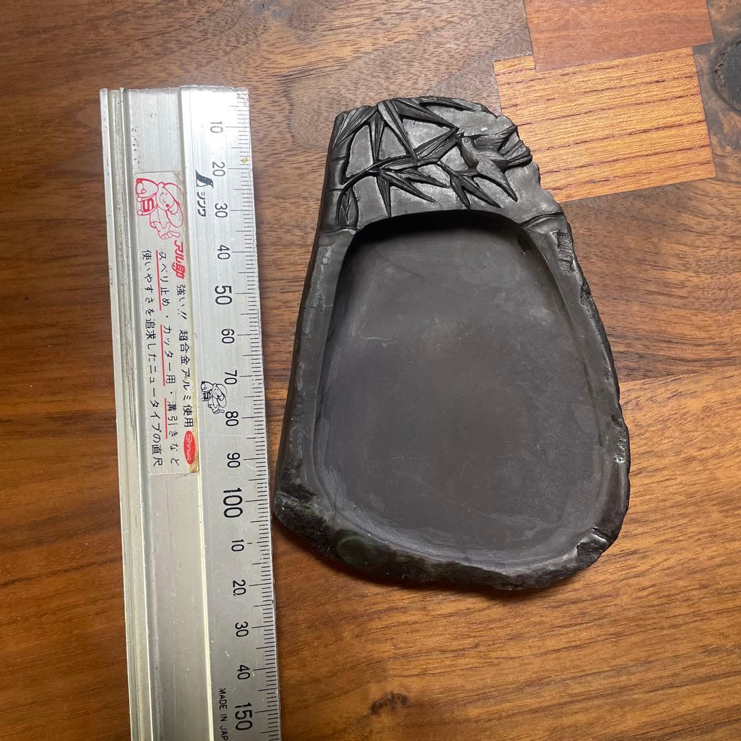端渓硯 墨　中国 書道具 レトロ ビンテージ 古物 工芸