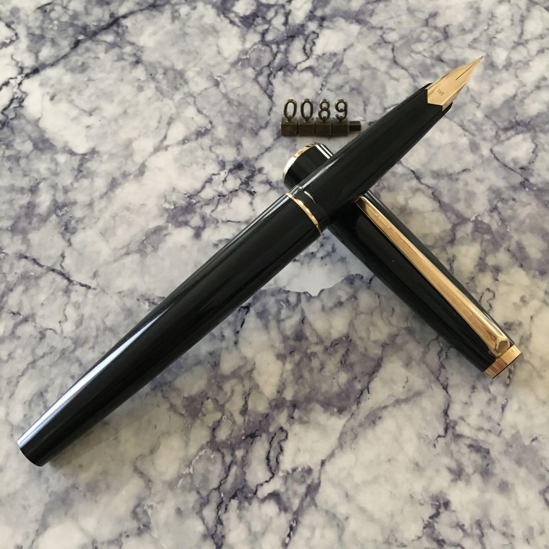 #0089 オーバーホール済み 万年筆 モンブラン MONTBLANC 14k