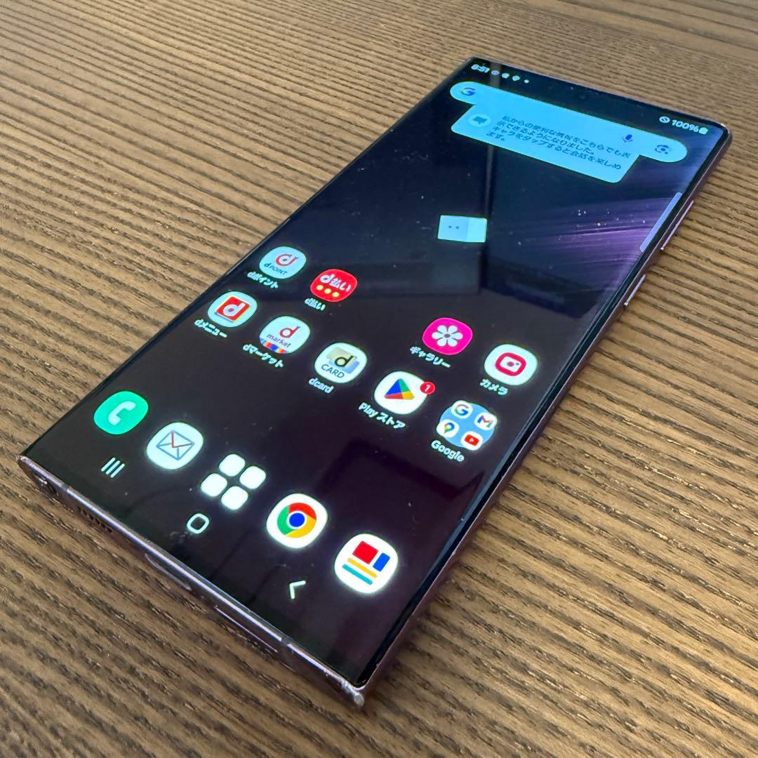 美品 Galaxy S22 Ultra SC-52C 256GB 本体 日本版