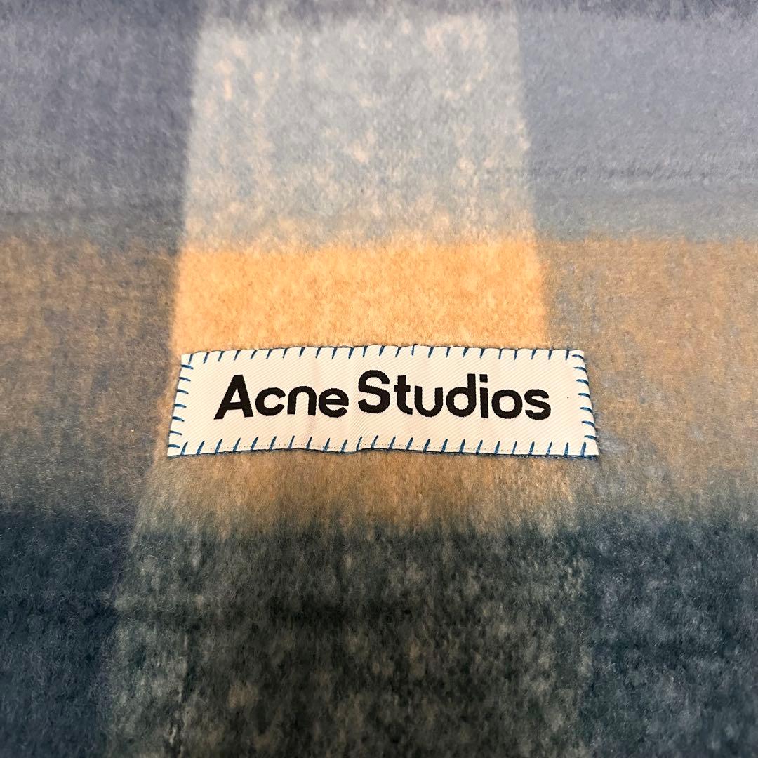 ACNE STUDIOS 新品未使用 モヘアチェック柄スカーフ　マフラー