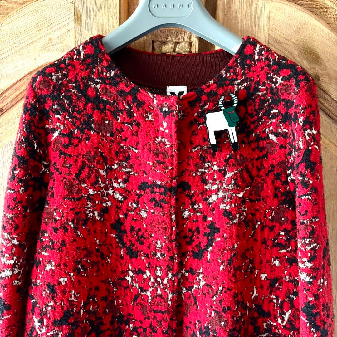 美品✨　MARNI ブローチ　動物モチーフ　樹脂　保存袋付き