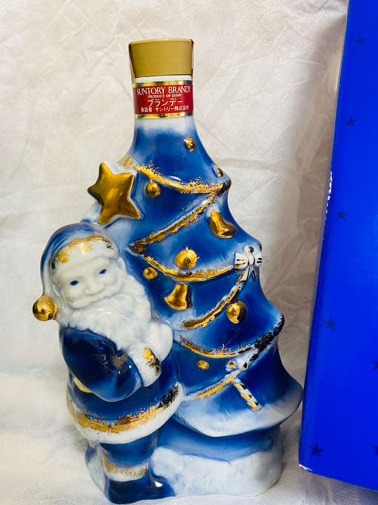 サントリーブランデー　XOデラックス　サンタクロースツリーボトル