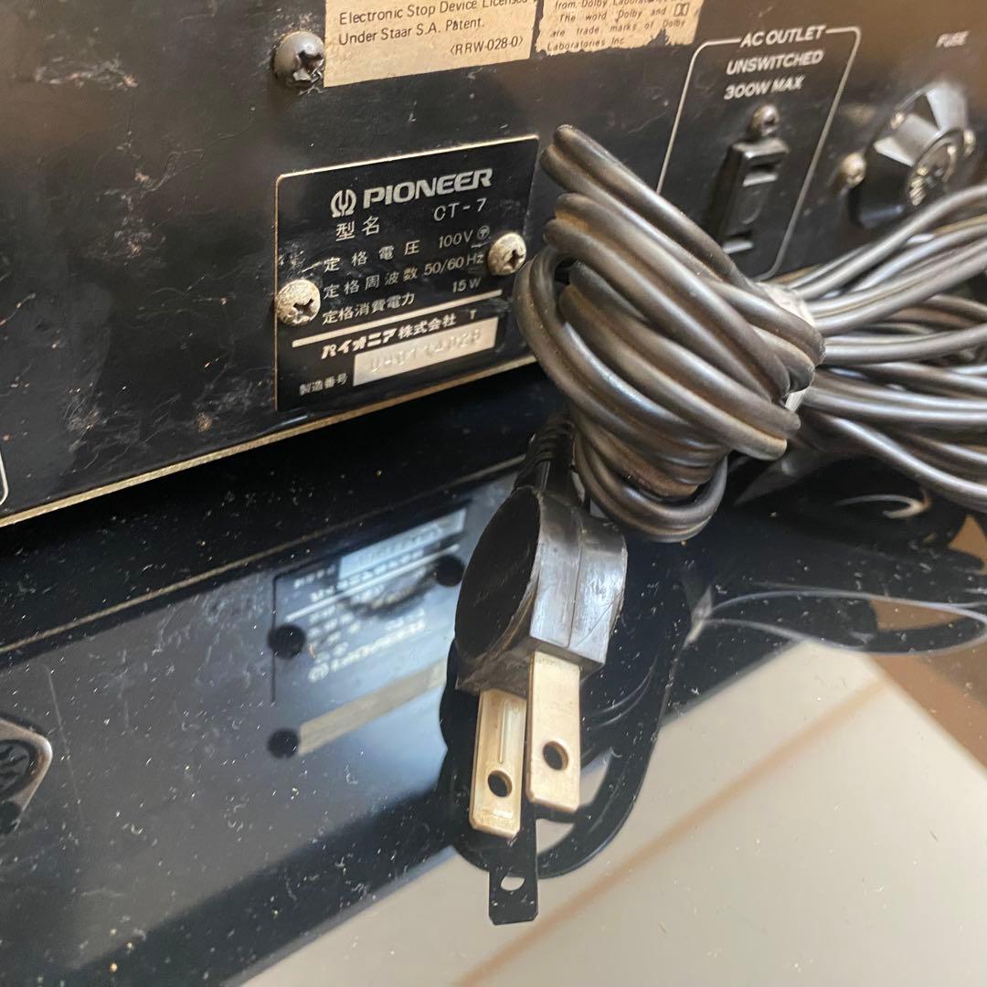 Pioneer CT-7 カセットデッキ ビンテージ ジャンク