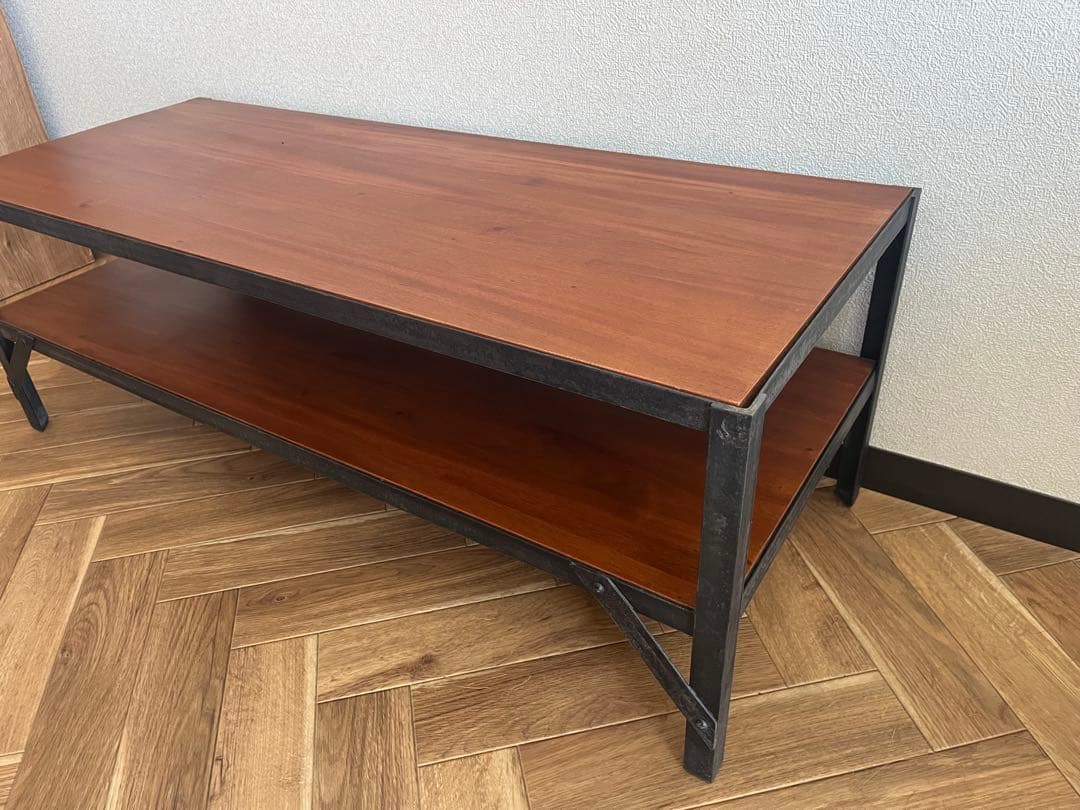 ぽんこ【unico】Lumber-mini TVボード W1000