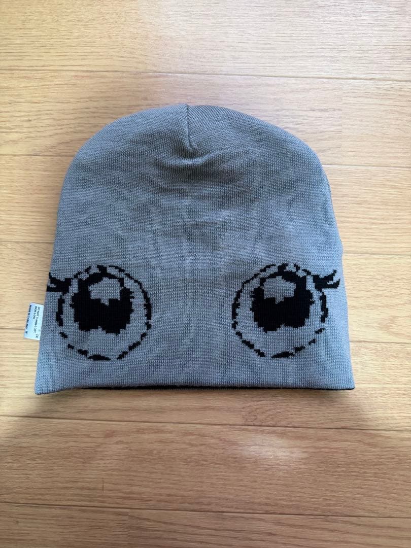 Venicew 目のデザイン ニット帽 黒 グレー