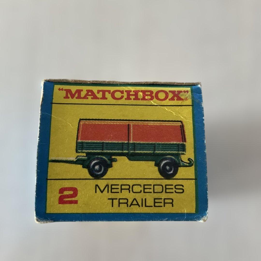 ミニカー　マッチボックス　2 メルセデス　トレーラー